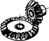 齒輪基本術語錐齒輪、準雙曲面齒輪及其齒輪副