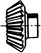 齒輪基本術語錐齒輪、準雙曲面齒輪及其齒輪副