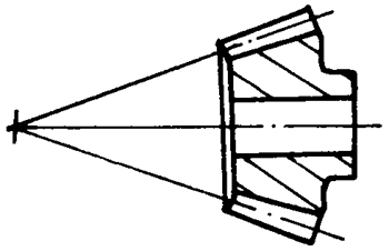 錐齒輪和準雙曲面齒輪術語點、曲線和曲面