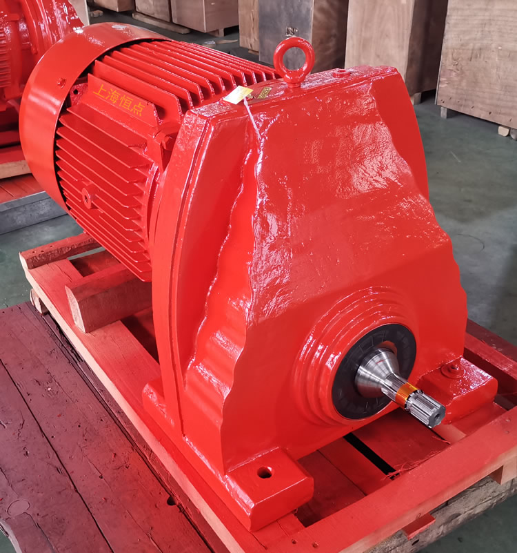 RX127減速機 輸入配電機 紅色油漆 實物圖-上海恒點